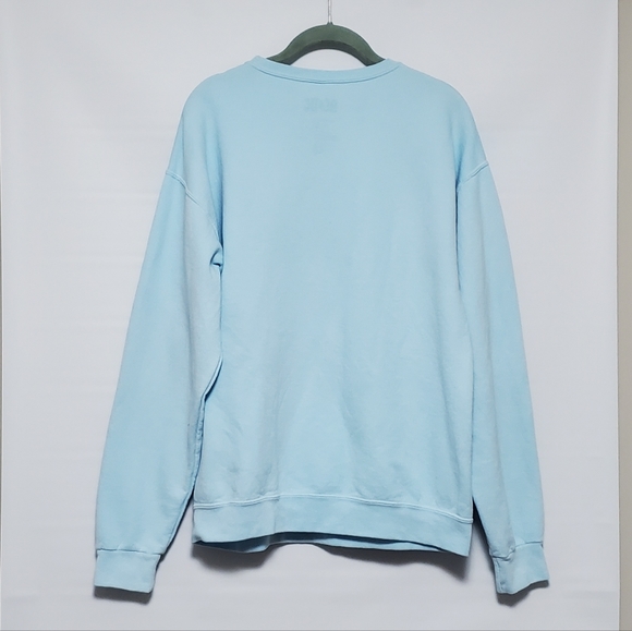 AC/DC women's light blue pullover sweatshirt Highway To Hell vintage style Large - Picture 2 of 3